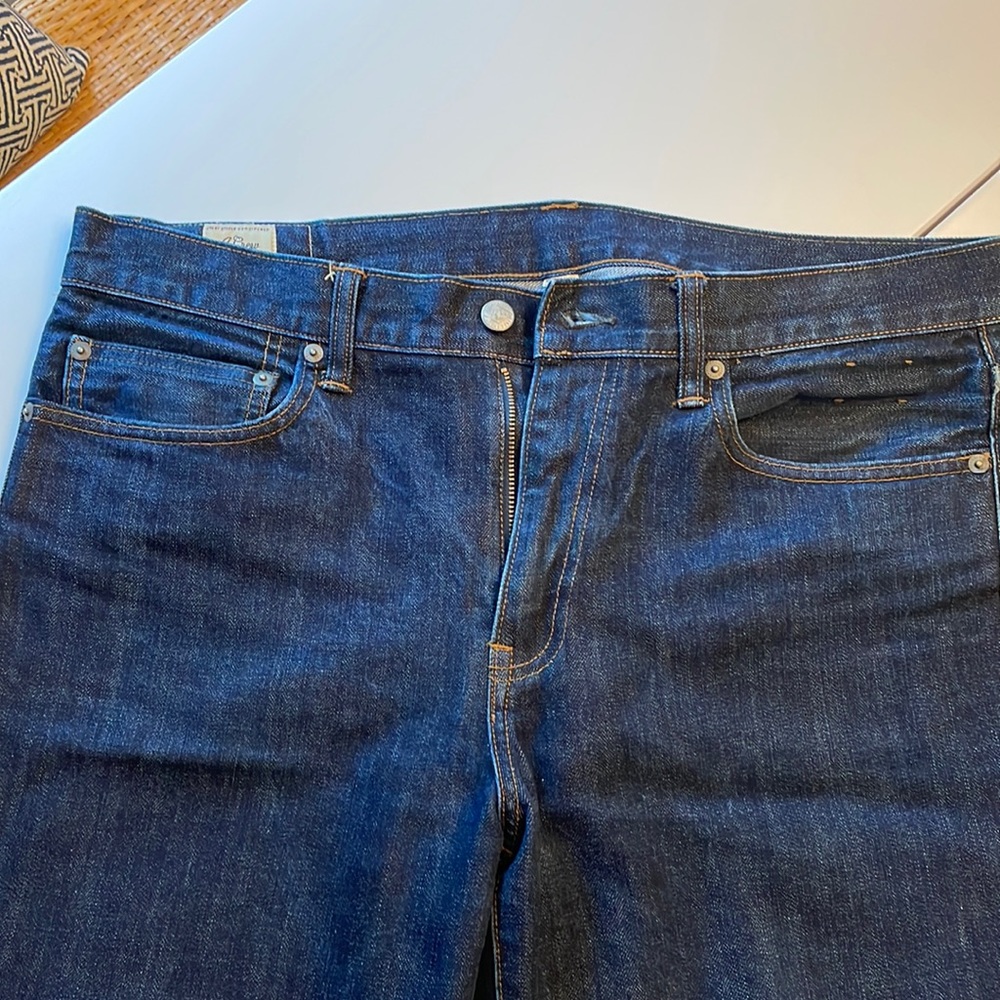 J. Crew Denim blue jeans dark wash style 770 34x34